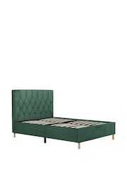 Birlea Grey Loxley Upholstered Fabric Bed - Image 4 of 5