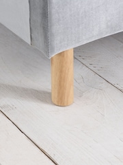 Birlea Grey Loxley Upholstered Fabric Bed - Image 9 of 10