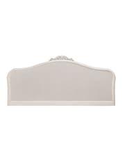 Willis & Gambier Grey Etienne Wooden & Rattan Headboard - Image 2 of 2
