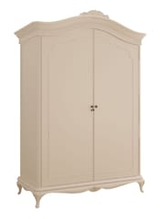 Willis & Gambier Ivory Ivory Wooden Double Wardrobe - Image 2 of 5