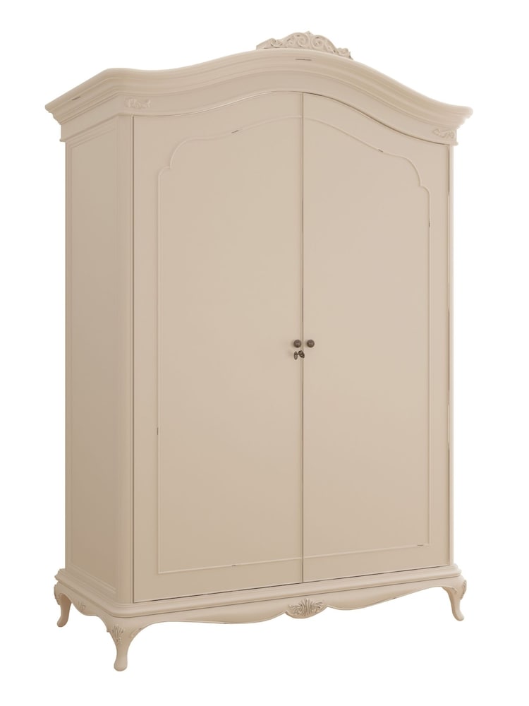 Willis & Gambier Ivory Ivory Wooden Double Wardrobe - Image 2 of 5