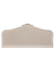 Willis & Gambier Ivory Wooden And Rattan Headboard - Image 2 of 2