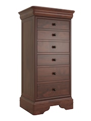 Willis & Gambier Brown Antoinette Wooden Chest of 6 Drawer Drawers - Image 2 of 3