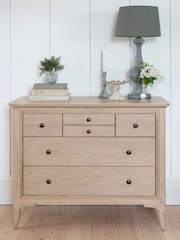 Willis & Gambier Brown Toulon Wooden Chest of 6 Drawer Drawers - Image 1 of 5