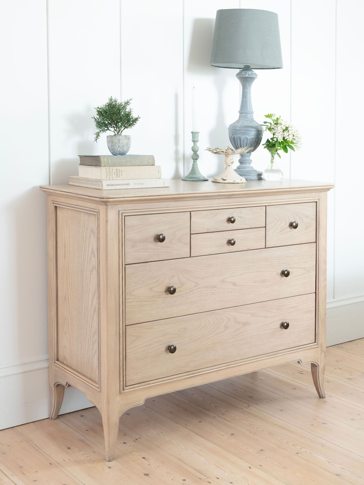 Willis & Gambier Brown Toulon Wooden Chest of 6 Drawer Drawers - Image 2 of 5