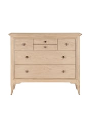 Willis & Gambier Brown Toulon Wooden Chest of 6 Drawer Drawers - Image 5 of 5