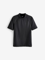 Black Short Sleeve Rash Vest (1.5-16yrs) - Image 4 of 6