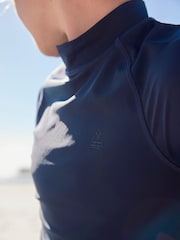 Navy Short Sleeve Rash Vest (1.5-16yrs) - Image 3 of 7