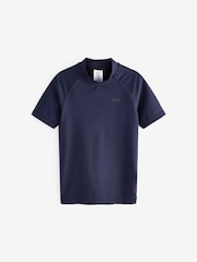 Navy Short Sleeve Rash Vest (1.5-16yrs) - Image 4 of 7