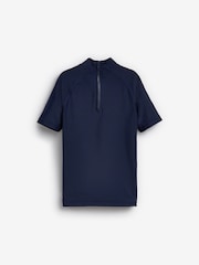 Navy Short Sleeve Rash Vest (1.5-16yrs) - Image 5 of 7