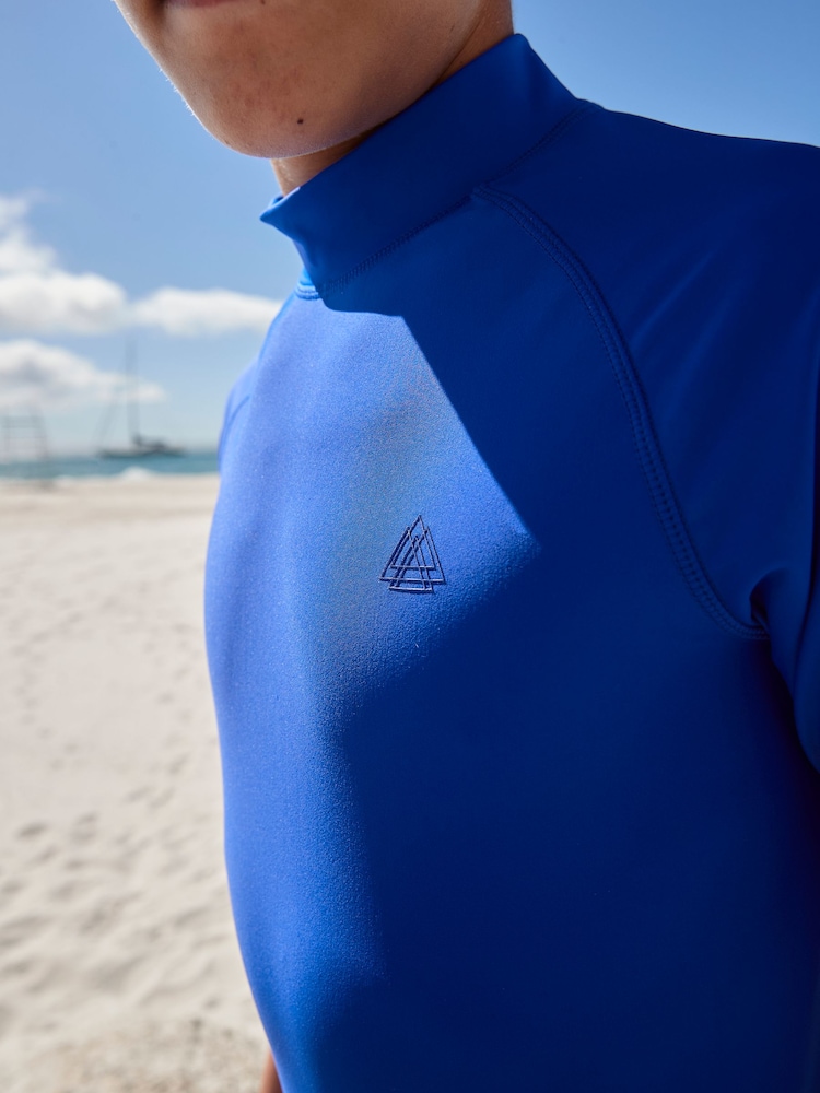 Cobalt Blue Short Sleeve Rash Vest (1.5-16yrs) - Image 3 of 6