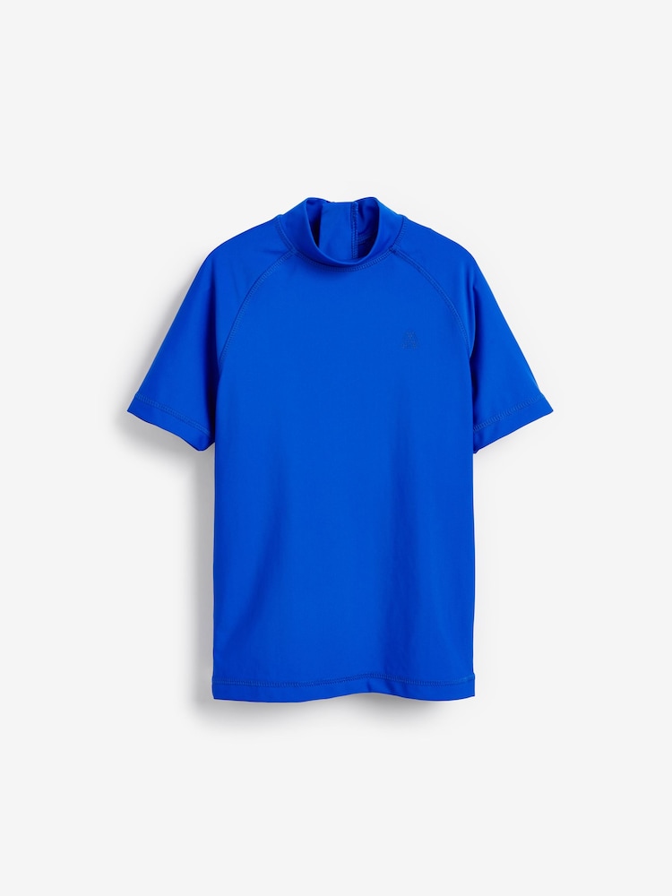 Cobalt Blue Short Sleeve Rash Vest (1.5-16yrs) - Image 4 of 6