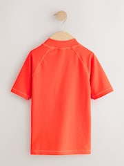 Orange Short Sleeve Rash Vest (1.5-16yrs) - Image 3 of 5