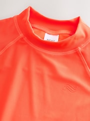 Orange Short Sleeve Rash Vest (1.5-16yrs) - Image 4 of 5