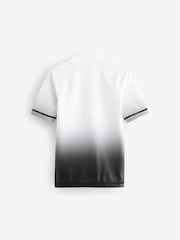 Black and White Ombre Short Sleeve Rash Vest (1.5-16yrs) - Image 5 of 7