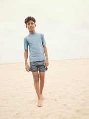 Grey Short Sleeve Rash Vest (1.5-16yrs) - Image 2 of 8