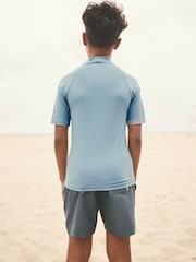 Grey Short Sleeve Rash Vest (1.5-16yrs) - Image 3 of 8