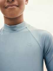 Grey Short Sleeve Rash Vest (1.5-16yrs) - Image 4 of 8