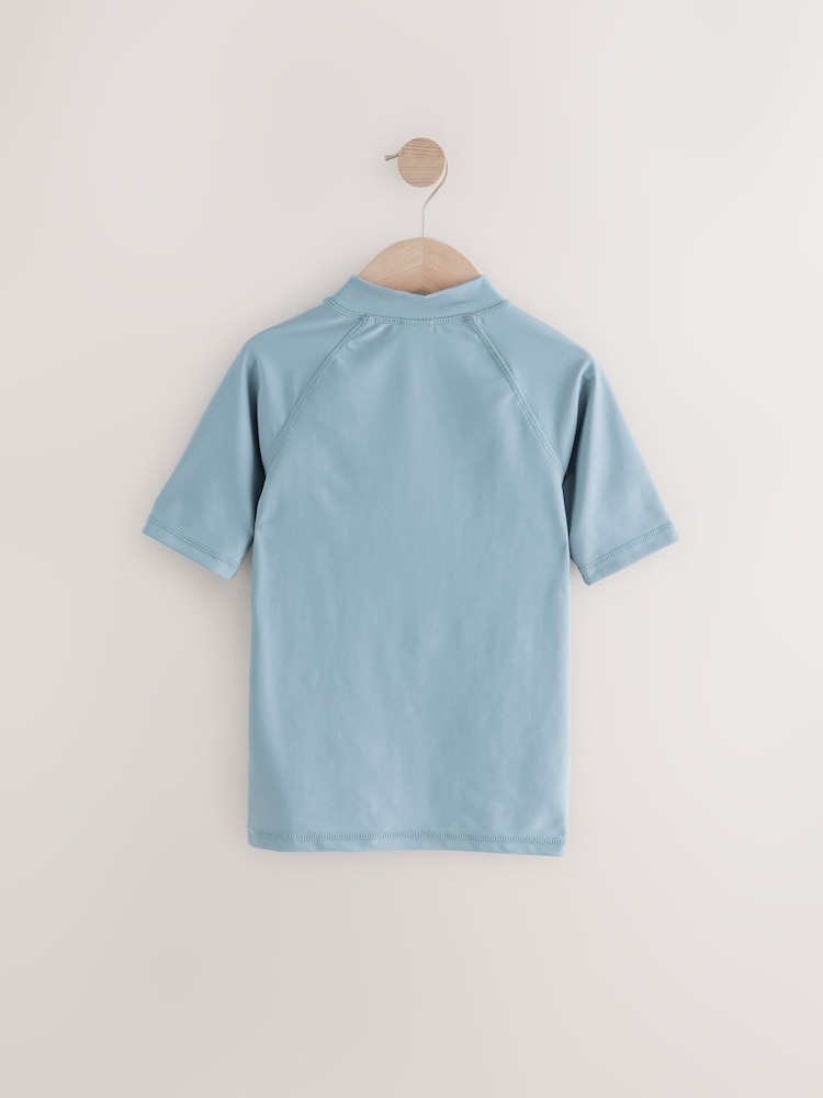 Grey Short Sleeve Rash Vest (1.5-16yrs) - Image 6 of 8