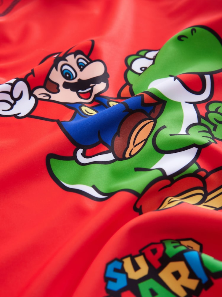 Rojo Mario - Camiseta de protección solar (3 - 16 años) (3-16 años) - Imagen 7 de 7 Rojo Mario - Camiseta de protección solar (3 - 16 años) (3-16 años) - Imagen 7 de 7
