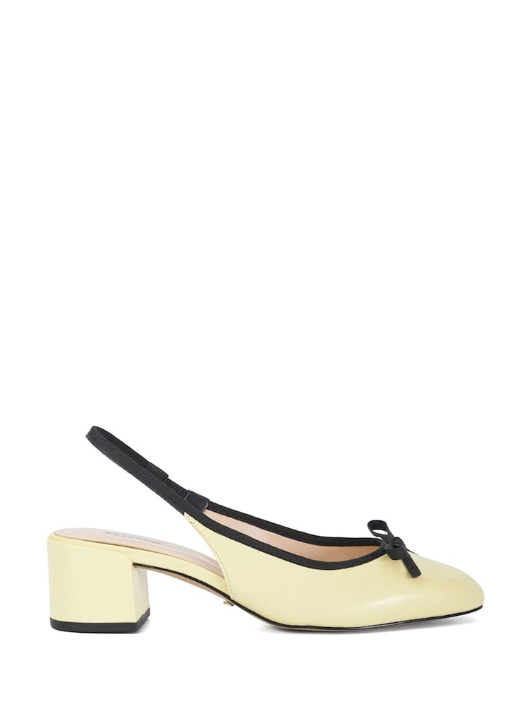 Rumena - Dune London Elegantne superge s sprednjim lokom - Slika 2 iz 6