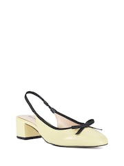 Rumena - Dune London Elegantne superge s sprednjim lokom - Slika 3 iz 6