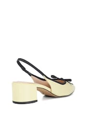 Rumena - Dune London Elegantne superge s sprednjim lokom - Slika 4 iz 6