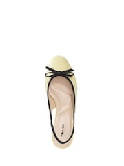 Rumena - Dune London Elegantne superge s sprednjim lokom - Slika 5 iz 6