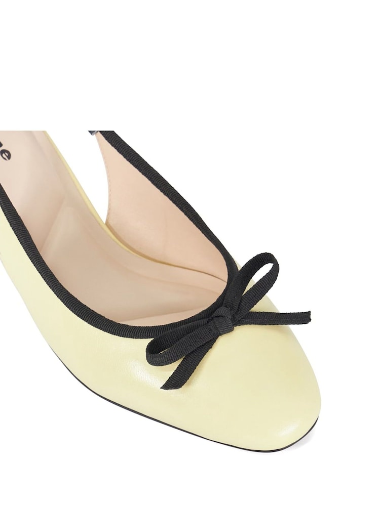 Rumena - Dune London Elegantne superge s sprednjim lokom - Slika 6 iz 6