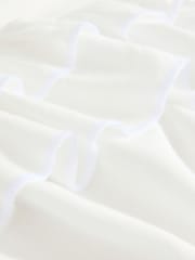 White Ruffle Midi Slip Dress - Image 8 of 8