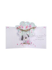 Hallmark Multi Birthday Card for Sister 3D Pop-Out Scruffles - Image 4 of 4