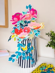 Hallmark Multi 3D Pop-Up Vibrant Letterbox Flowers Paper Gift - Image 1 of 4