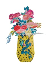 Hallmark Multi 3D Pop-Up Vibrant Letterbox Flowers Paper Gift - Image 2 of 4