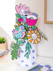Hallmark Multi 3D Pop-Up Cute Letterbox Flowers Paper Gift - Image 1 of 4