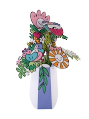 Hallmark Multi 3D Pop-Up Cute Letterbox Flowers Paper Gift - Image 2 of 4