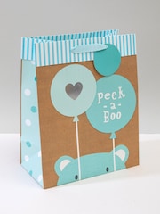 Hallmark Kraft Peek-a-Boo Bear Design Gift Bag - Image 1 of 4