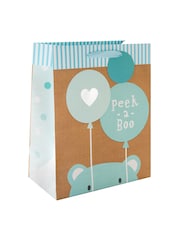 Hallmark Kraft Peek-a-Boo Bear Design Gift Bag - Image 2 of 4