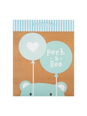 Hallmark Kraft Peek-a-Boo Bear Design Gift Bag - Image 3 of 4