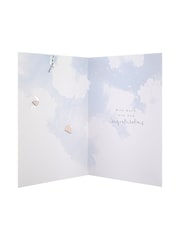 Hallmark Grey Christening Contemporary 3D Star Design Card - Image 4 of 4