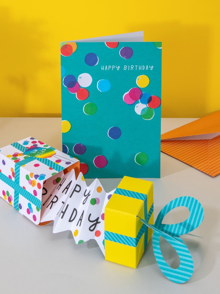 Hallmark Multi Birthday Card 3D Pop-Up Gift Box Designs - Image 1 of 4