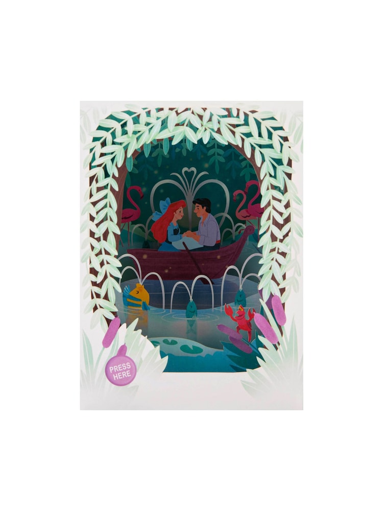 Hallmark Multi 3D Pop-Up Musical Card Disney The Little Mermaid - Image 2 of 4