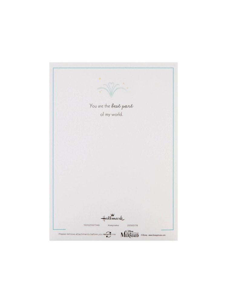 Hallmark Multi 3D Pop-Up Musical Card Disney The Little Mermaid - Image 4 of 4