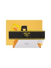 Hallmark Yellow Kids Birthday Card 3D Pop-Up Digger Design - Image 3 of 4