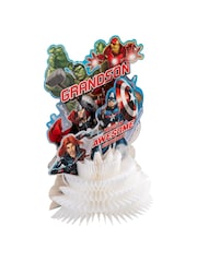 Hallmark Multi Birthday Card for Grandson 3D Marvel Avengers - Image 2 of 4