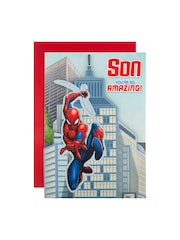 Hallmark Multi Birthday Card for Son 3D Marvel Spider- Man - Image 3 of 4