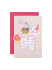 Hallmark Multi Birthday Card Unicorn Piñata Design - Image 2 of 4
