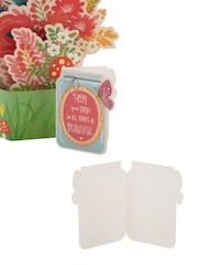 Hallmark Multi Birthday Card 3D Pop-up Butterfly And Flowers - Image 4 of 4