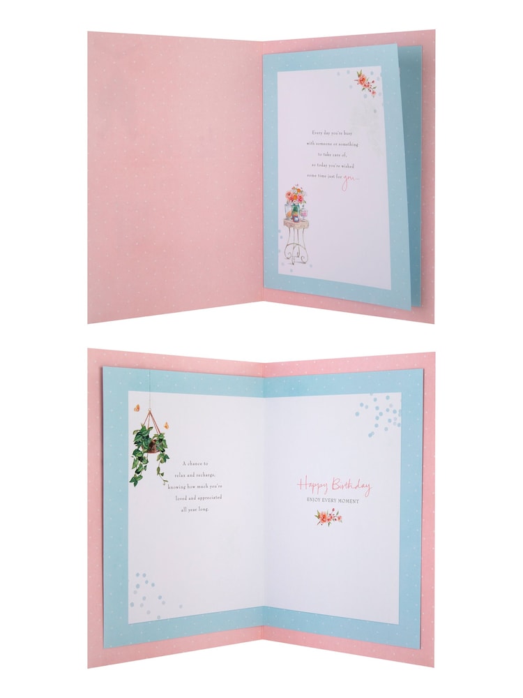 Hallmark Multi Birthday Card for Sister Bath Illustration - Image 4 of 4