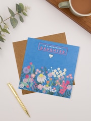 Hallmark Multi Birthday Card for Daughter Floral Bloom Design - Image 1 of 4