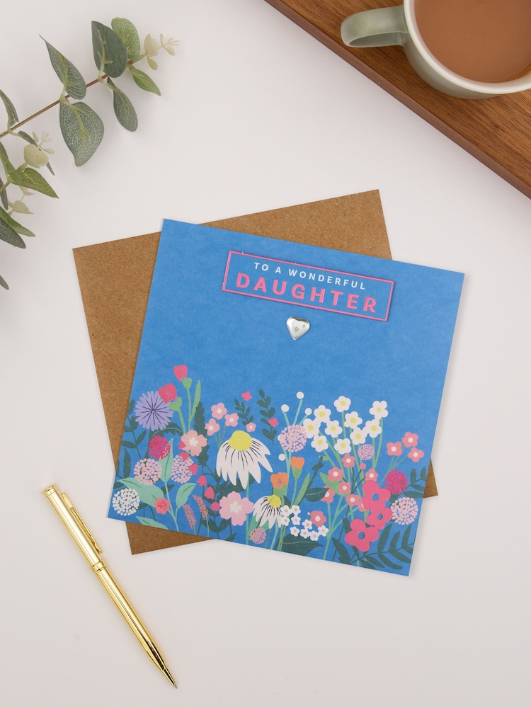 Hallmark Multi Birthday Card for Daughter Floral Bloom Design - Image 1 of 4